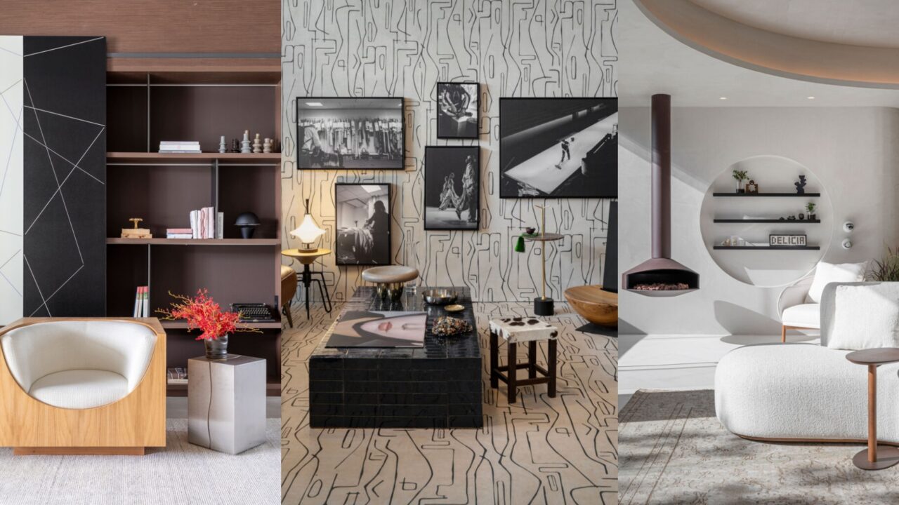 Confira uma seleção de ideias descoladas da CASACOR para decoração de sala
