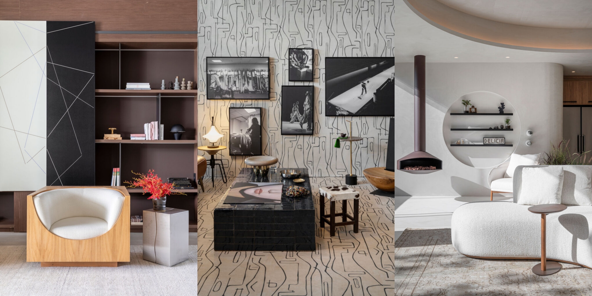 Confira uma seleção de ideias descoladas da CASACOR para decoração de sala