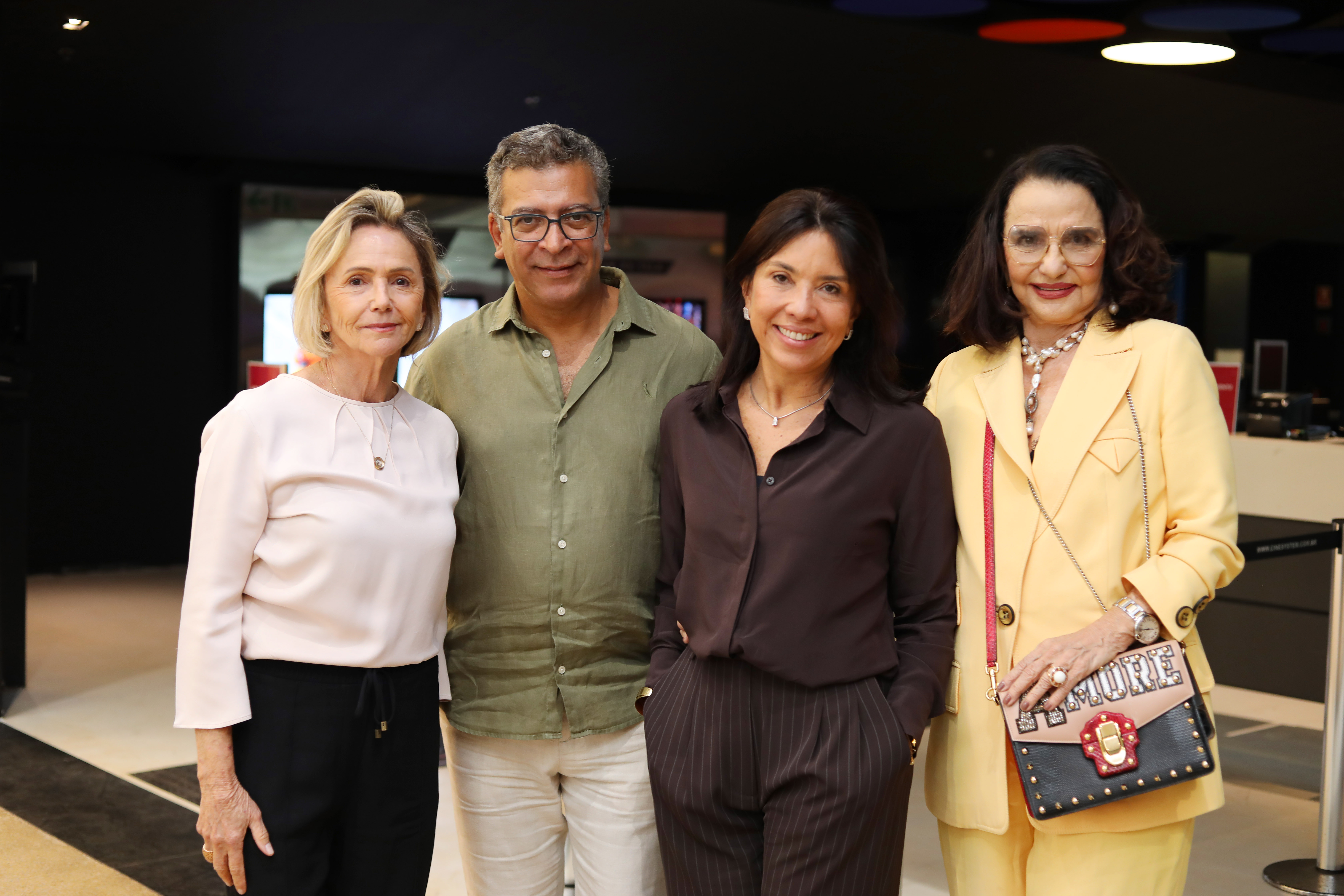 Sheila de Podesta, Pedro Ariel, Eliane Martins e Moema Leao durante palestra ao elenco da CASACOR Brasília